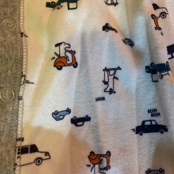 Baby Boy Full Zip Sleeping Jumpsuit Size 0-3mo - Picture 3 of 5